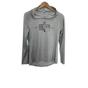 Women's Chicago White Sox Majestic Gray Lightweight‎ Hoodie Size M